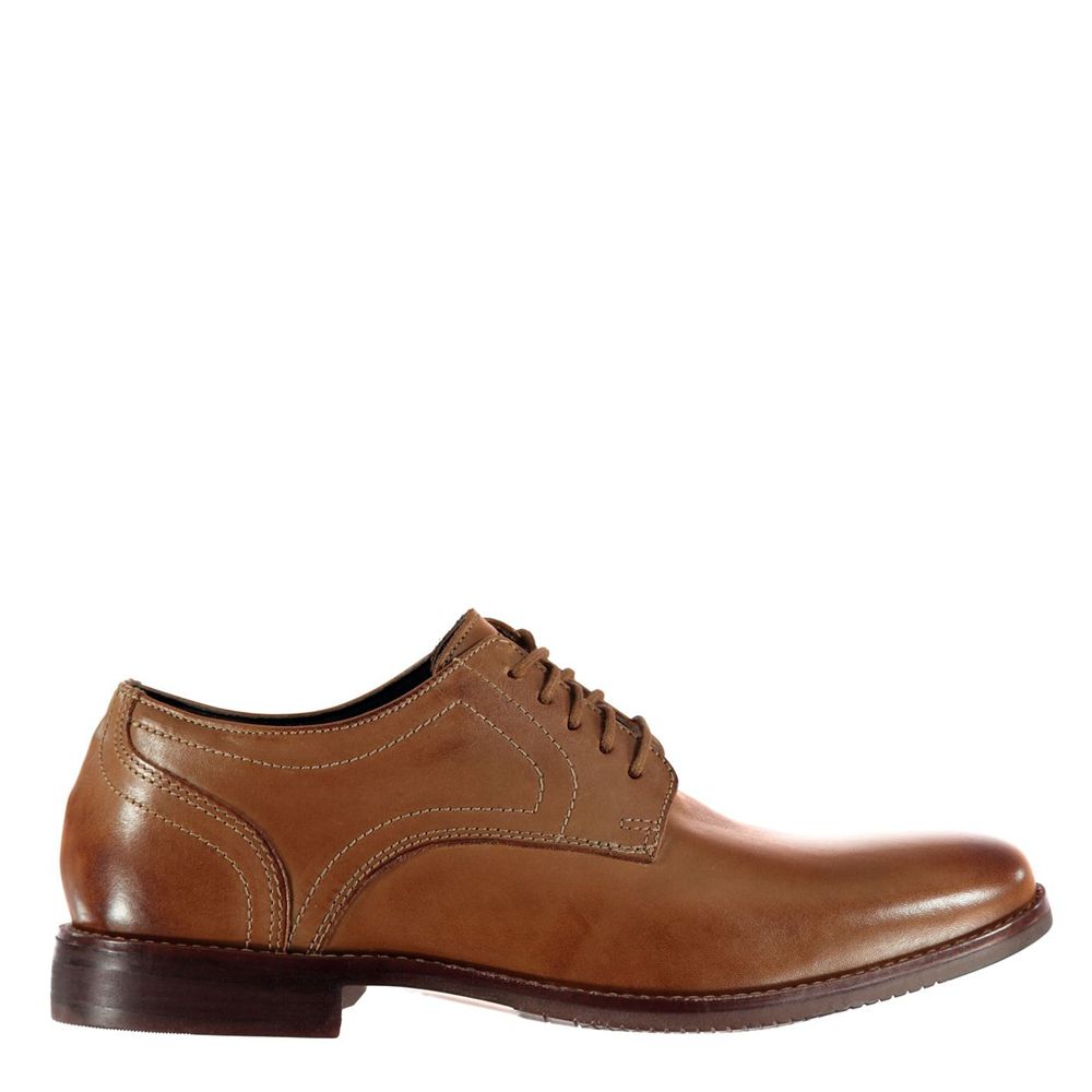 Rockport Plain Brogues - Mens Dress Shoes - Brown - NZ (DSE-298376)